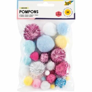 Folia Pomponger 30stk – Unicorn