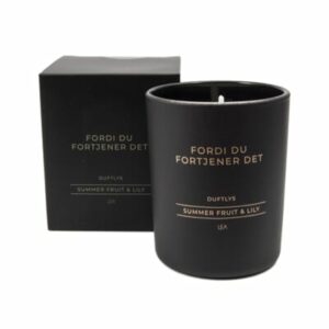 Duftlys - Sommer Fruit & Lily - Fordi du fortjener det
