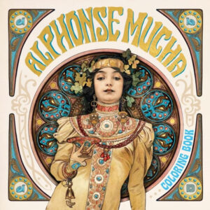 Bok - Alphonse Mucha Coloring Book