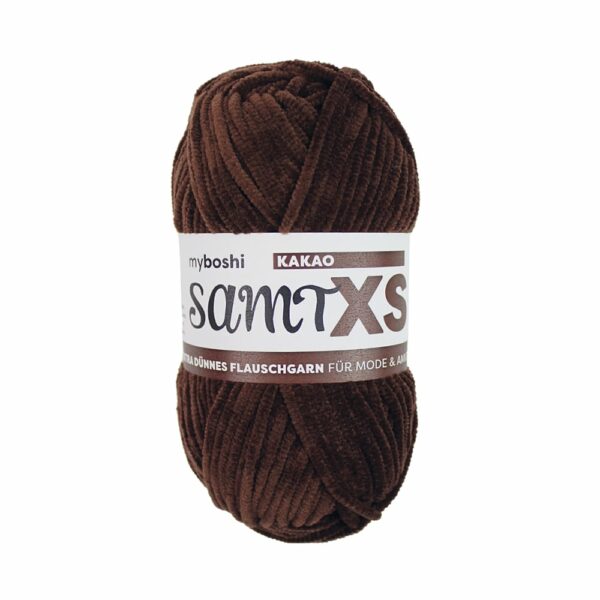 Myboshi Samt XS Chenillegarn 50g – 874 Cocoa