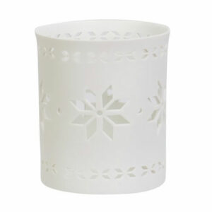 Stjerne - Telysholder hvit 13cm