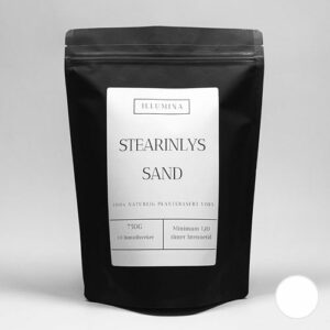 Illumina Stearinlyssand HVIT med 10 veker - 750 gr