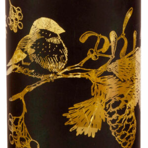 lyslykt led dompapp sort 9x15cm