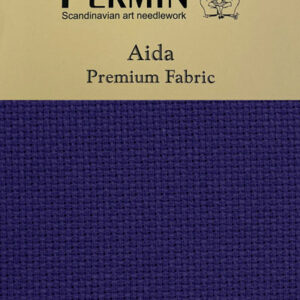 Aida Premium Fabric 5,4tr 65x50cm - blå