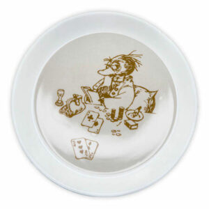 Flåklypa asjett - Solan spiller poker