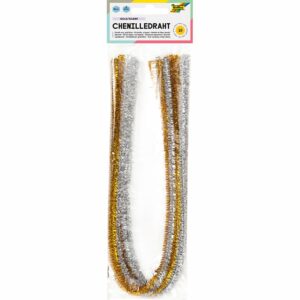 Folia Piperensere 50cm 10stk – Gull/sølv