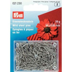 Prym knappenål sølv 16mm25g