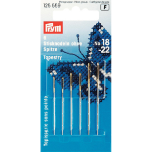 Prym Broderinåler butt No 18-22 6stk