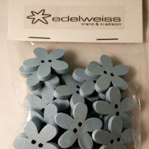 blomster i tre 20stk lysblå