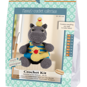 Crochet Kit - Helmut flodhest