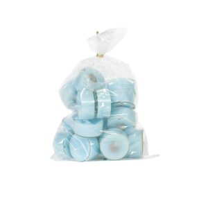 Telys plastcup 20pk lysblå