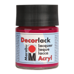 Marabu Decorlack 50ml, 032 karminrød