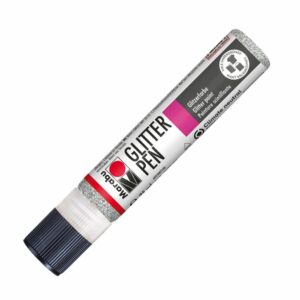 Marabu Glitter Pen – 582 Sølv
