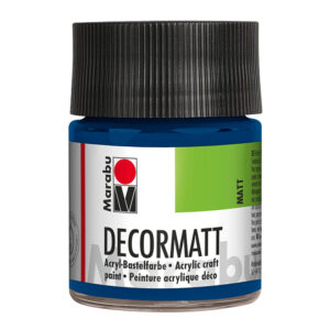 Marabu Decormatt 50ml, 053 mørk blå