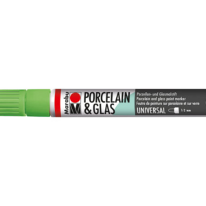 Marabu Porcelain & Glas Painter 1-2mm – 158 Eplegrønn