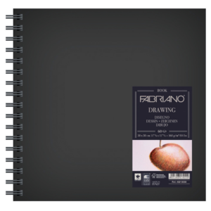 Fabriano Book Spiral Drawing White 160g 30x30