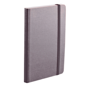 EcoQua notebook A6 prikker grå