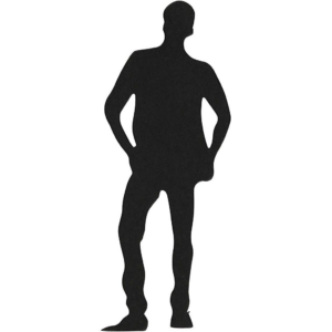 Kartongmerke gutt 35x80mm 10stk m/3D-puter