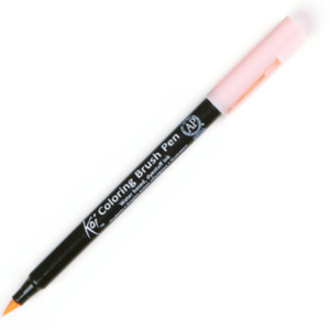 Sakura KOI coloring brush pen - pale orange #7