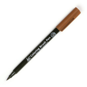 Sakura KOI coloring brush pen - brown #12