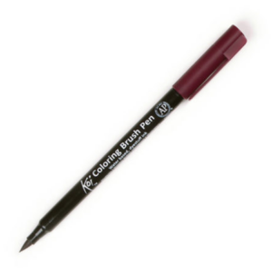 Sakura KOI coloring brush pen - burgundy #22