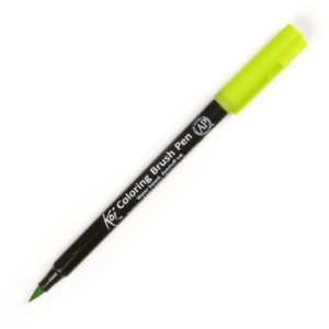 Sakura KOI coloring brush pen - yellow green #27