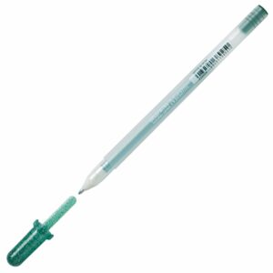 Sakura gelly roll metallic - 530 mørk grønn