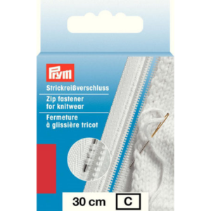 Prym Glidelås Strikk - 30cm rød