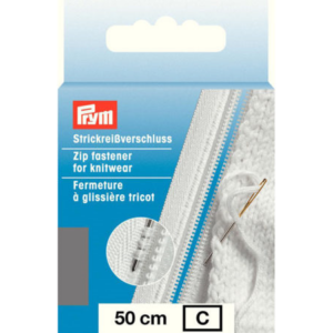 Prym Glidelås Strikk - 50cm medium grå