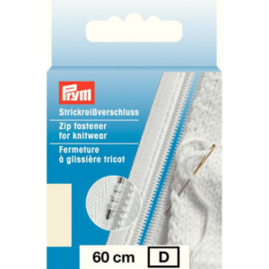 Prym Glidelås Strikk - 60cm naturhvit