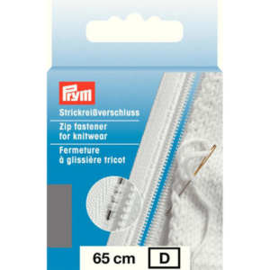 Prym Glidelås Strikk - 65cm medium grå