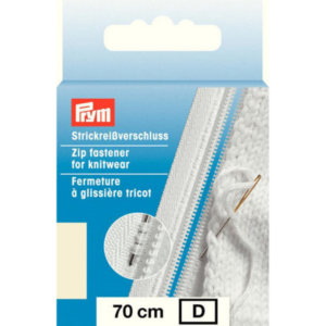 Prym Glidelås Strikk -70cm naturhvit