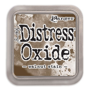 Distress oxide - walnut stain