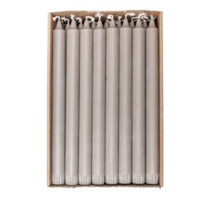 Økologisk kronelys 100% stearin 2,2x28cm lin 1stk