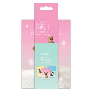 A6 doodle books 3pcs - paws