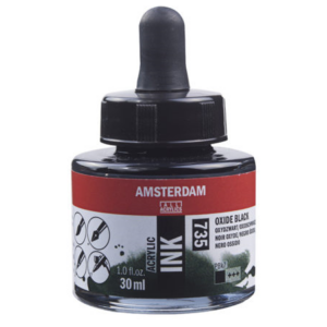 Amsterdam Ink 30ml - 735 oxide black