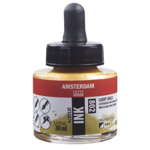 Amsterdam Ink 30ml - 802 light gold