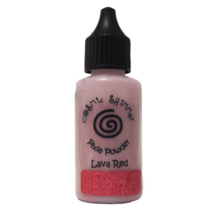 Cosmic Shimmer Pixie Powder 30ml - lava red