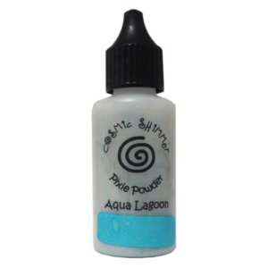 Cosmic Shimmer Pixie Powder 30ml - aqua lagoon
