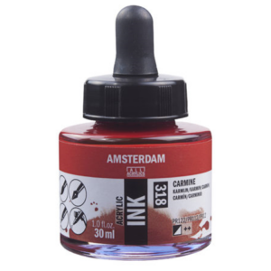 Amsterdam Ink 30ml - 318 carmine