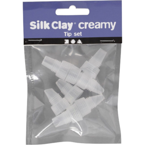 silk Clay creamy sprøytetipper 8stk