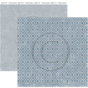 Strikkedilla - rett og vrang 12x12"