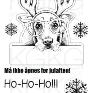 stempler og die sett1 - hund jul