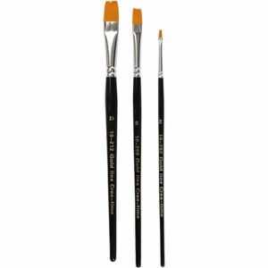 penselsett goldline 3stk flat
