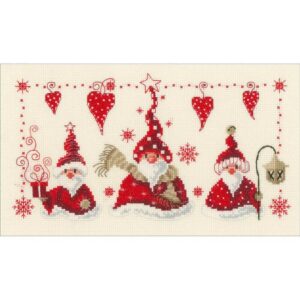 broderi cheerful santas