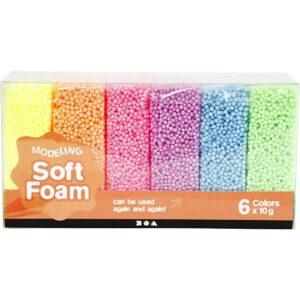 Soft Foam 6x10g ass. farger