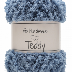 Teddy 50g, 100% polyester, jeans blue