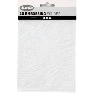 Embossing folder 11x14cm, stamp