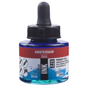 Amsterdam Ink 30ml - 572 Primary Cyan
