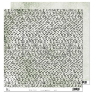 smiley grønn 12x12"